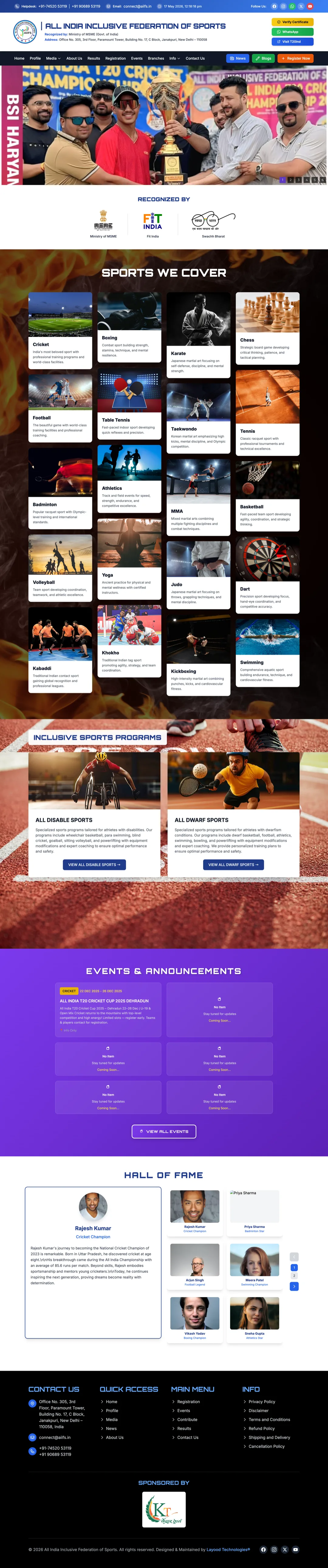 All India Inclusive Federation of Sports